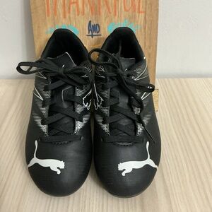 Puma Attacanto Kids Black Artificial Ground Soccer Cleats Size 11